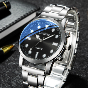 Reloj de Pulsera de Cuarzo para Hombre al por Mayor, de Acero Inoxidable, Estilo Casual, de Negocios y de Moda, Diseño Creativo, Relogio Masculino - Product Image 2