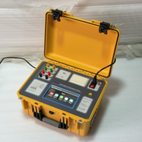 Ohmmètre transformateur à trois canaux pour tester la résistance des enroulements DC, avec alimentation électrique offrant une courant de sortie maximal de 20A