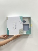 Boîtes cadeaux rigides de luxe Boîte d'emballage en papier coulissante à tiroir Emballage de cadeaux extractible de haute qualité Ensemble de cosmétiques Boîte en carton
