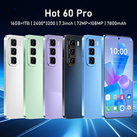 Venta al por mayor: Nuevos smartphones Hot 60 Pro 2026, 24GB+512GB, HD, Android 15, 5G, Dual SIM, compatible con idiomas globales