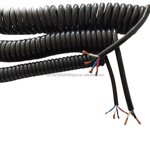 Câble spiralé télescopique <span class=keywords><strong>FLZ</strong></span> en cuivre pur, 2/3/4/5/67 conducteurs, puissance 0,5/0,75/1/1,5/2,5 mm, cordon CN/SHG - Product Image 5