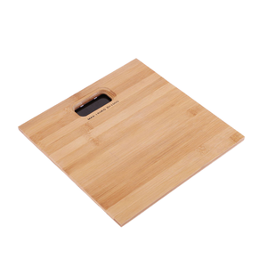 Hochwertige digitale 180-kg-Bambus-Badezimmerwaage Umwelt freundliches LCD-Display CE-zertifiziertes batterie betriebenes Glas - Product Image 1