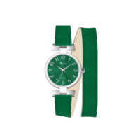 Montre analogique Seiko à mouvement à quartz avec bracelet en cuir élégant, boîtier en alliage résistant à l'eau et cadran en verre