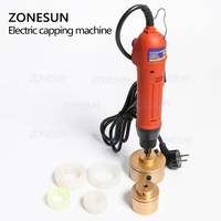 Machine de capsulage manuelle ZONESUN ZS-XG600 pour bouteilles en plastique, machine de scellage de bouchons à vis