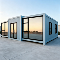 Maisons préfabriquées en conteneurs extensibles de 20 pieds et 40 pieds, maisons préfabriquées en conteneurs pliables et extensibles, maisons portables de petite taille, 2, 3, 5 chambres