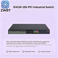 IE4320-28S-PS1 H3C Switch Ethernet Gigabit Industri Rak-mount dengan Dukungan VLAN 28 Port RJ45 Tersedia dalam Stok