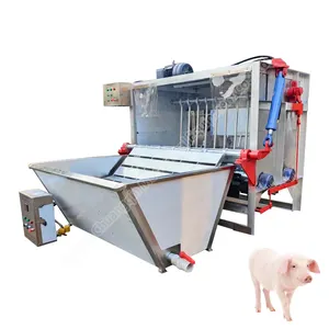 Équipement d'abattage électrique de porc abattant une machine d'échaudage et d'épilation de porc