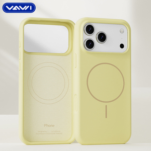 VAWI S042 Custodia per Telefono <span class=keywords><strong>in</strong></span> <span class=keywords><strong>Silicone</strong></span> Liquido di Alta Qualità con Magnete per <span class=keywords><strong>iPhone</strong></span> 11 12 13 14 15 16 17 Pro Max, <span class=keywords><strong>Cover</strong></span> Antiurto - Product Image 1