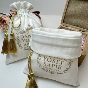 Sac à poussière en velours personnalisé avec logo imprimé, pour parfum, bijoux, emballage cadeau, sac de rangement de luxe en velours, faveur de <span class=keywords><strong>mariage</strong></span> - Product Image 4