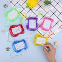 Mini tableau magnétique de logistique, porte-clés effaçable, bloc-notes à gribouiller pour enfants, idéal pour les récompenses de classe et les cadeaux de sacs surprises