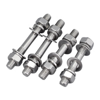 3/8-16X1-3/8 Acero inoxidable Acero al carbono M8 M10 M12 M14 Perno de varilla de rosca completa
