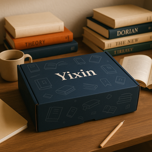 Boîte d'expédition kraft marron durable avec impression double face pour le stockage sécurisé des livres, des magazines et des fichiers. - Product Image 1