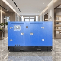 Groupe électrogène diesel industriel à démarrage automatique 150 kVA avec coffret insonorisé et ATS pour hôtels et centres commerciaux