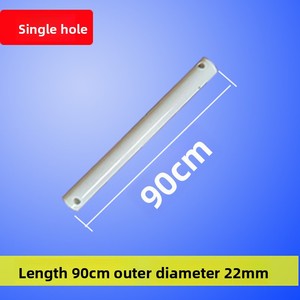 Varilla de Extensión Alargada para Ventilador de Techo, Tubo de Brazo Universal para Ventilador Eléctrico Blanco, Accesorios de Tubo de Brazo de 22 mm de Diámetro - Product Image 1