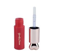 Tube de brillant à lèvres avec logo Love, flacon vide en plastique pour maquillage, emballage à vis anti-déversement, personnalisable avec logo