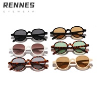 [Pack] Lunettes de soleil unisexes rétro à monture ronde intégrale, tendance et de haute qualité, protection UV400, pour adultes, protection UV %