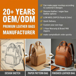 Mochila Pañalera Acolchada OEM/ODM de Fábrica, Bolso Pañalera Convertible de Cuero Vegano Personalizado para Padres - Product Image 4