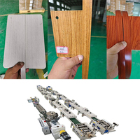 Extrudeuse de bande électrique pour portatif de pneus, mm, en PVC, grain de bois, acrylique