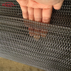 Bande transporteuse en maille métallique en acier inoxydable, directement de l'usine, pour le tri des myrtilles - Product Image 1