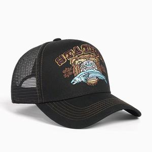 Gorra de béisbol para camionero con protección solar para exteriores, gorra de malla de 5 paneles, gorra de pico de pato con bordado 3D, malla transpirable, adecuada para pescar - Product Image 2