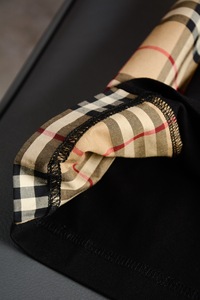 2026 Luxury Casual Fashion 100% Cotton Bur berry Vintage Check Design Oversize Short-Sleeved T-<b>Shirt</b> for Men - Product Image 5