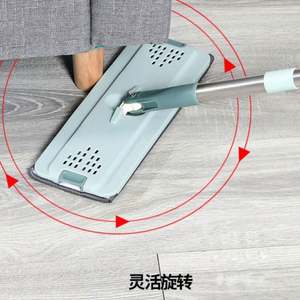 Serpillère en microfibre facile à nettoyer, séparation humide et sèche, avec seau mains libres - Product Image 6