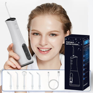 Uso domestico pulizia dei denti Cordless Mini pulitore elettrico potenza aria Flossers Wireless potente irrigatore dentale orale acqua <span class=keywords><strong>Flosser</strong></span> - Product Image 4