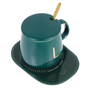 แก้วอุ่นกาแฟอัจฉริยะพร้อมที่ชาร์จไร้สายแบบมีโลโก้สั่งทำพิเศษ - Product Image 1