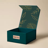 Boîte Cadeau de Luxe Pliable en Carton Rigide avec Fermeture Magnétique, Emballage Personnalisé pour Vente en Gros