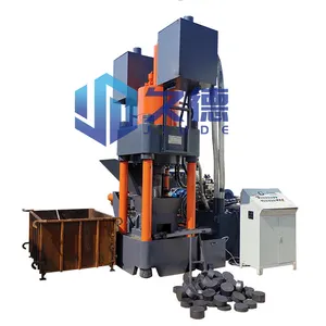 Vertical Hydraulic Press Scrap Sawdust Metal Cast Iron Briquette Machine Briquette Cast Iron Machine