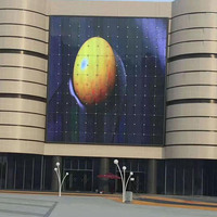Affichage LED transparent imperméable pour l'extérieur à Shenzhen, technologie de pointe pour les ascenseurs en verre LED, centres commerciaux