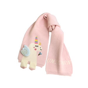 Super écharpe de cou d'hiver pour enfants, fille et garçon, mignon foulard de licorne, châle chaud, doux et confortable, mode tricot, écharpes plus chaudes pour tout-petits, Offre Spéciale - Product Image 5
