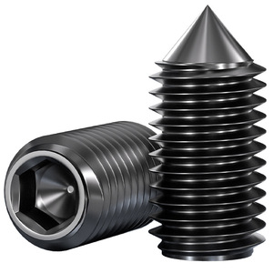 304 Stainless Steel Pointed Hex <b>Socket</b> Head Cap <b>Screw</b> M3 M4 M5 M6 M8 M10 DIN914 Metric Standard Thread Grade A Level 6.8 Class - Product Image 2