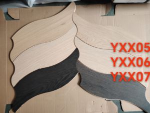 Plancher en chêne blanc ciré, design contemporain en forme d'éventail, écologique, résistant <span class=keywords><strong>à</strong></span> <span class=keywords><strong>l</strong></span>'<span class=keywords><strong>eau</strong></span>, installation flottante facile, ABCD, salon - Product Image 3