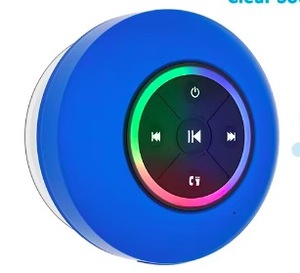 Haut-parleur sans fil à ventouse, rechargeable par USB, mini <span class=keywords><strong>caisson</strong></span> de basses, haut-parleur portable pour la maison, la salle de bain, la douche, vente chaude en usine - Product Image 3