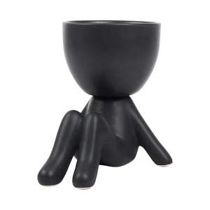 <span class=keywords><strong>Pot</strong></span> tanaman Mini berbentuk manusia, <span class=keywords><strong>pot</strong></span> tanaman lucu sukulen keramik untuk dekorasi rumah - Product Image 6