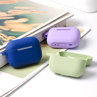 Fundas de Silicona para Air Pods Pro 2 al por Mayor en Guangzhou, las Más Populares, de 2 mm de Grosor, Fundas de Silicona para Air Pods 4, Paquete Individual en Bolsa