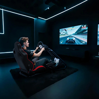 Support de volant de course pour Logitech G923/G920/G29 Simulateur de conduite en acier robuste Cockpit-Thrustmaster