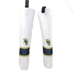 廉价空白条纹定制升华冰球袜 - Product Image 1