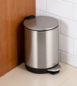 <span class=keywords><strong>Cubo</strong></span> de <span class=keywords><strong>Basura</strong></span> con Pedal de Acero Mate, Perfil Delgado, Instalación Bajo Fregadero para Cocinas Modernas y Oficinas, Ecológico y Resistente al Agua - Product Image 6