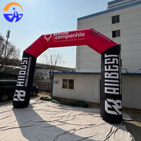 Arche publicitaire gonflable durable en Oxford, grand portail d'entrée personnalisé pour événements et promotion de lancement