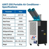 Climatiseur industriel portable 12000 BTU, refroidissement/chauffage, avec télécommande, pour usage commercial, directement du fabricant