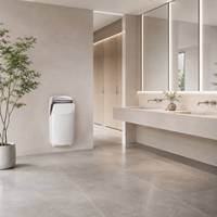 Nouveau séche-mains puissant, modèle compact, séche-mains automatique à jet haute vitesse, séche-mains commerciaux économiques avec filtre HEPA