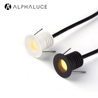Spot encastrable en aluminium Dali blanc avec variateur Dali2, mini downlight avec variateur