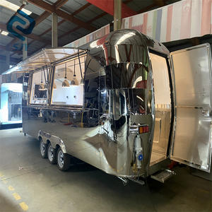 Camion de restauration mobile en acier inoxydable d'occasion pour l'extérieur, la vente de hamburgers pour les hôtels, les villas, la construction de maisons et l'<span class=keywords><strong>immobilier</strong></span> - Product Image 3
