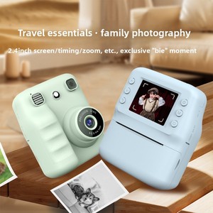 Nuova Fotocamera Istantanea per Bambini con Schermo da 2,4 Pollici, Giochi Integrati, Portatile, Scheda MicroSD, <span class=keywords><strong>Stampa</strong></span> Automatica delle Foto - Product Image 5