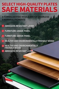 Table de billard de taille réglementaire de 8 pieds pour les ligues à domicile et les compétitions amicales avec des règles standard - Product Image 6