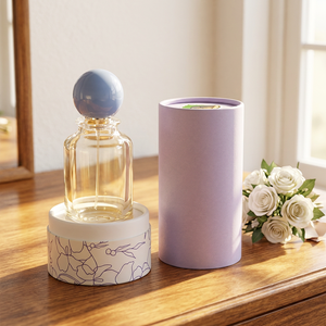 Premium Handmade Eco-Friendly Recyclable Paper <b>Tube</b> <b>Packaging</b> for Perfume & Cosmetic Bottles Customizable Sizes Cylinder Design - Product Image 1