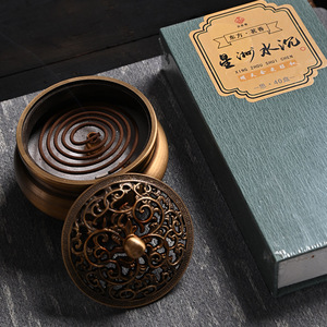 Bobines d'encens au bois de santal, aromathérapie naturelle, anti-odeur, répulsif moustiques domestique, non toxique, origine Dehua - Product Image 4