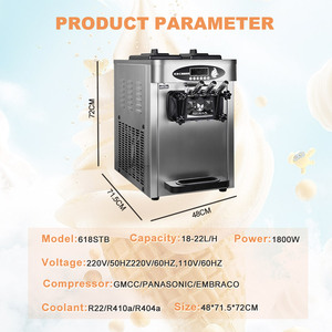 Thương mại Softy Máy làm kem giá 2 + 1 hỗn hợp hương vị mềm phục vụ maquina de helado - Product Image 4